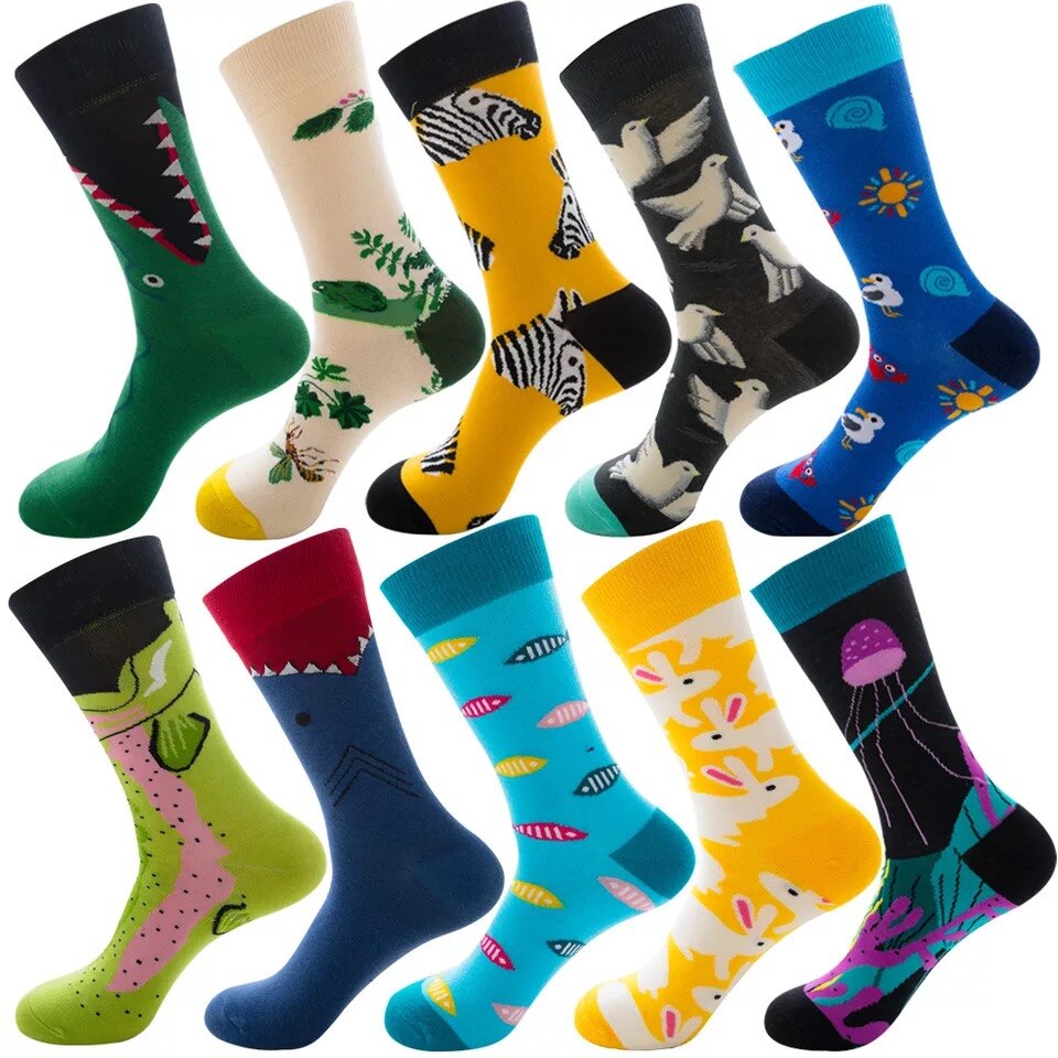 Lot chaussettes homme animaux  Mets Tes Chaussettes – Mets tes chaussettes