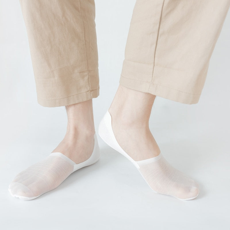 chaussette-invisible-homme-transparent-blanc