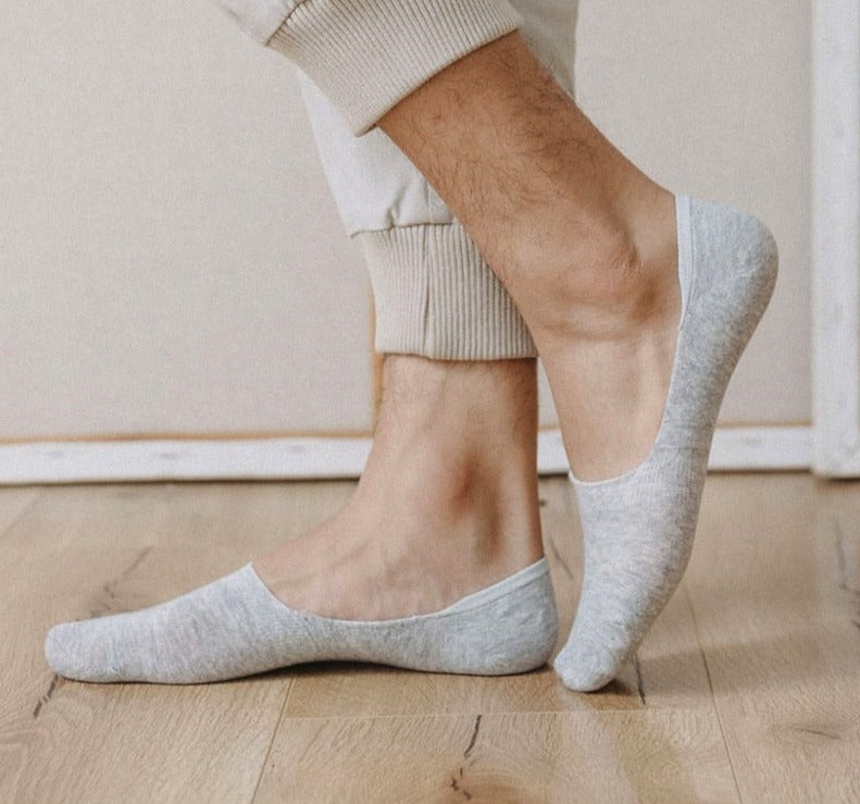 chaussette-invisible-homme-grise