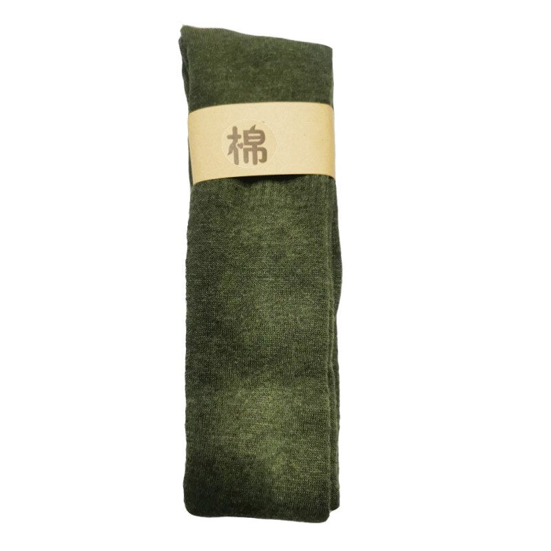 chaussette-japonaise-haute-vert-militaire