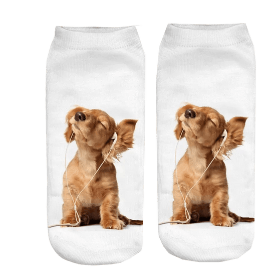 Chaussette animaux drôle