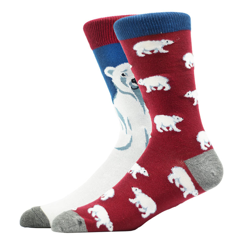 chaussette-depareillee-homme-ours-polaire
