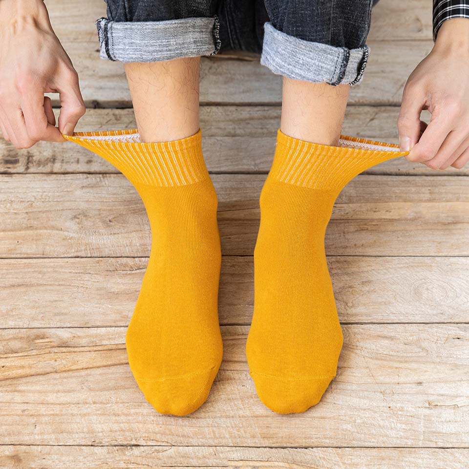 Chaussette jaune outlet