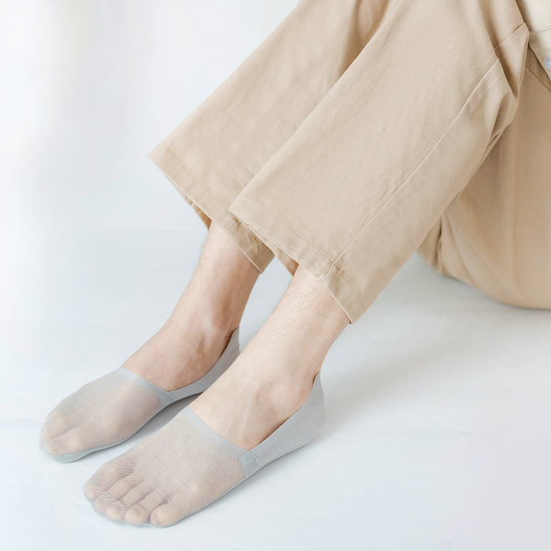 chaussette-invisible-homme-transparent-gris