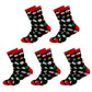Lot 5 paires de chaussettes de Noël original