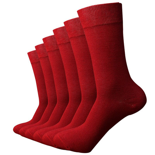 chaussette-rouge-bambou-homme
