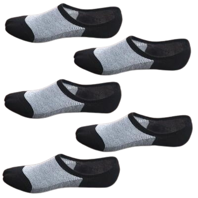chaussette-invisible-homme-lot-noir-et-gris