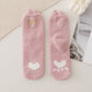 chaussette-cocooning-animaux-rose
