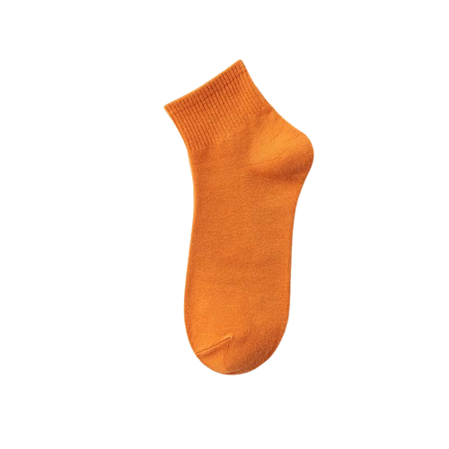 lot-chaussettes-courtes-oranges