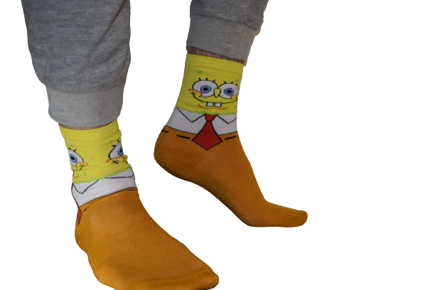 chaussette-bob-l-eponge-sous-pantalon