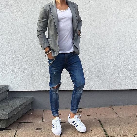 tenue-decontractee-pour-homme-baskets