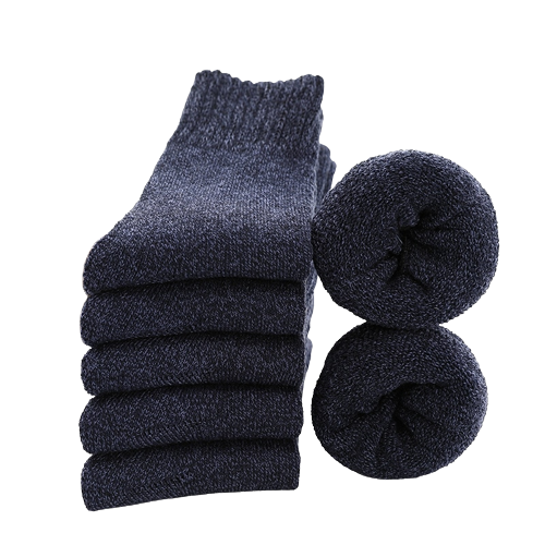 chaussette-hiver-homme-laine-bleue